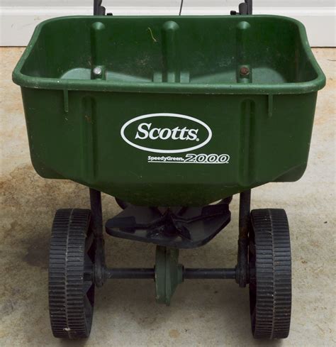 To avoid corrosion and rust damage, after using your fertilizer spreader to spread lime ensure you clean it properly by rinsing the hopper and other parts. . Scotts speedy green 2000